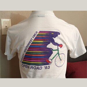 Vintage Collectible Cycling T-shirt: 1993 Open Road, Fort Worth Texas